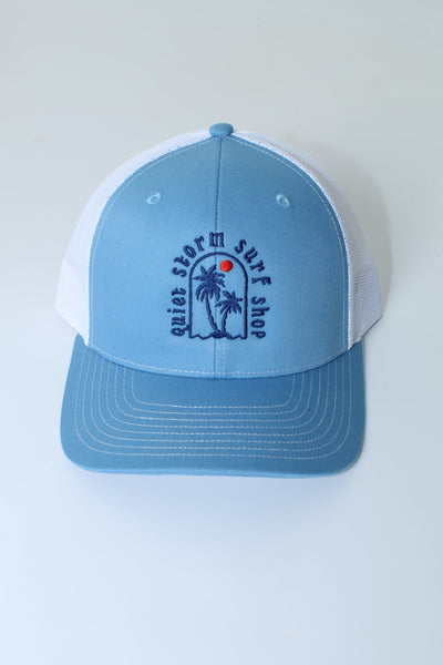 QSSS/RICHARDSON GEN-Men's SP COL BLUE/WHT / OS Palm Sun Trucker Hat