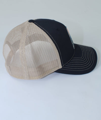 QSSS/RICHARDSON GEN-Men's Tombstone Wavy Patch Trucker Hat