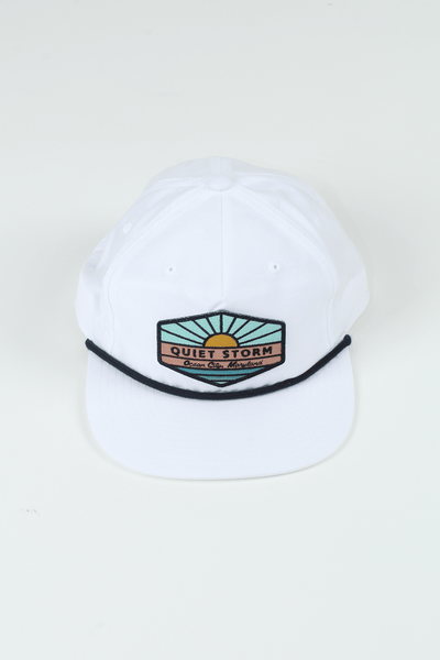 QSSS/RICHARDSON GEN-Men's WHITE/NAVY / OS Sunray Patch Nylon Hat