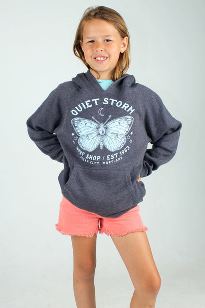 QSSS/YPRINT Kids MIDNIGHT / S Youth Butterfly Hoodie