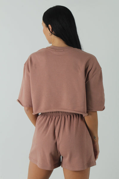 SIGNAT GEN-Women's So Cozy Short Sleeve Fleece Top