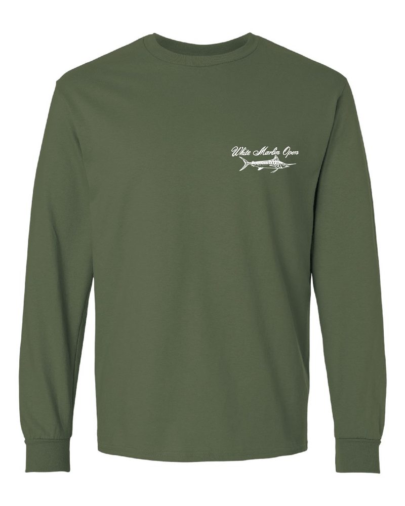 WHIMAR Unisex 2025 White Marlin Open Long Sleeve Tee
