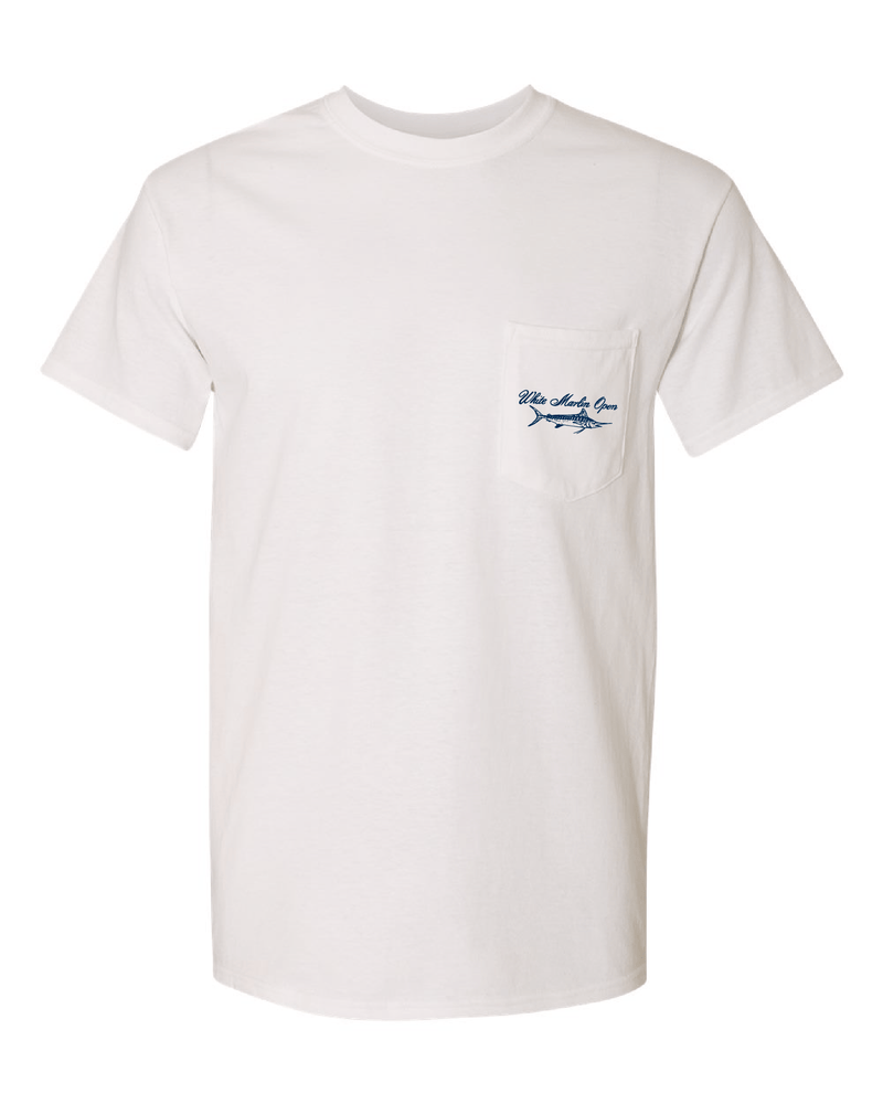 WHIMAR Unisex 2025 White Marlin Open Pocket Tee