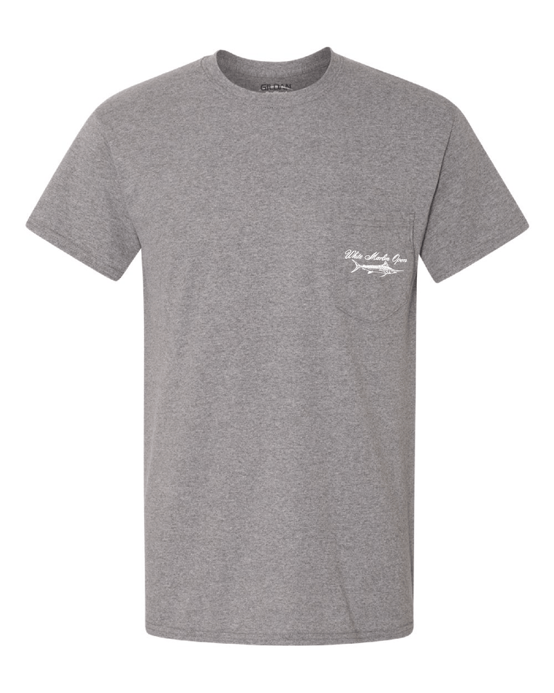 WHIMAR Unisex 2025 White Marlin Open Pocket Tee