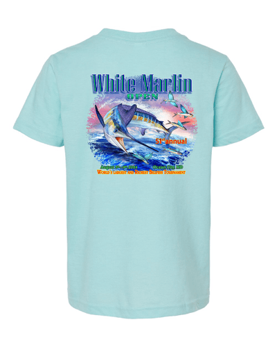 WHIMAR Kids H PURIST BLUE / XS 2024 White Marlin Open Youth Short Sleeve Tee