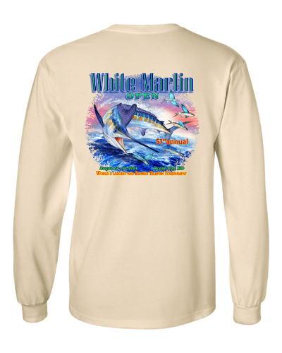 WHIMAR GEN-Men's NATURAL / S 2024 White Marlin Open Long Sleeve Tee