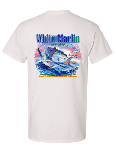 WHIMAR GEN-Men's WHITE / S 2024 White Marlin Open Pocket Tee