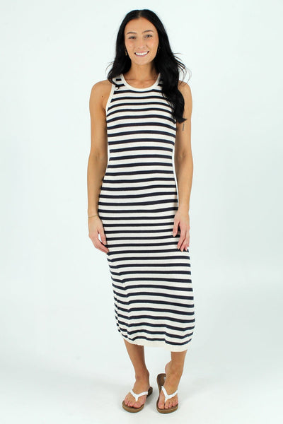 WORKSH GEN-Women's NAVY / S Striped Tank Dress