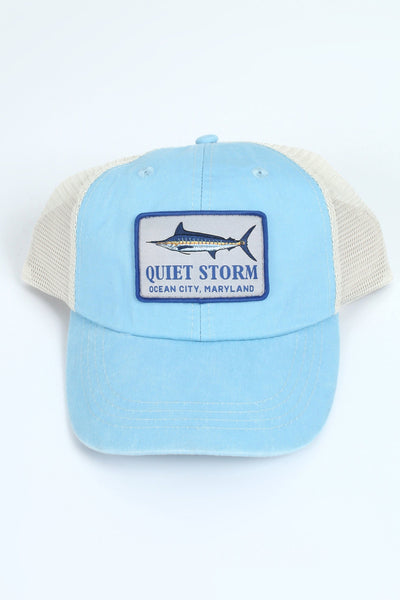 QSSS/ADAMS GEN-Men's BABY BLUE / OS Marlin Badge Hat