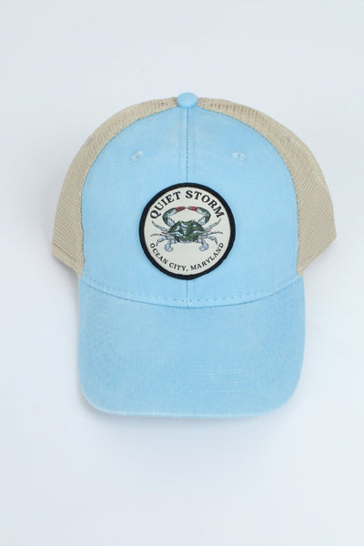 QSSS/ADAMS GEN-Men's Crab Badge Pigment Dyed Hat