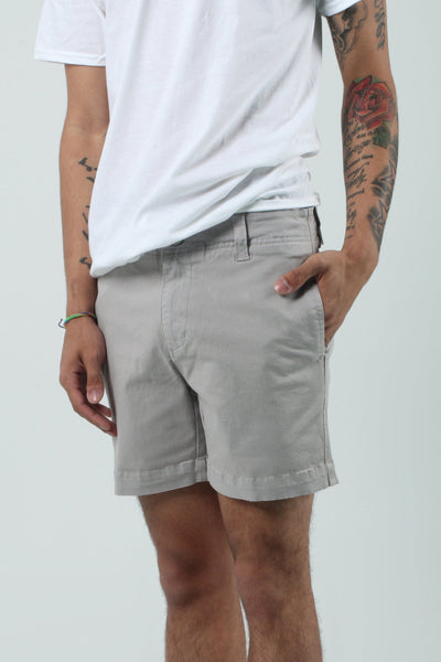 QSSS/CHOR GEN-Men's LT GREY / 28 5.5" Inseam Stretch Twill Shorts
