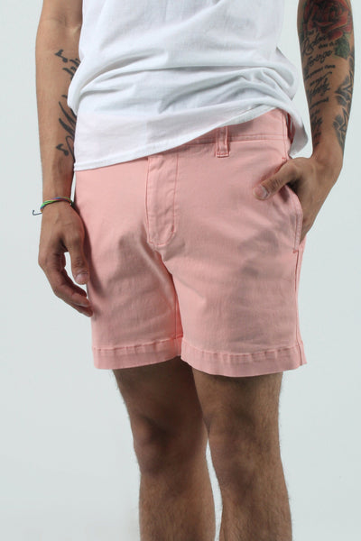 QSSS/CHOR GEN-Men's SOFT PINK / 28 5.5" Inseam Stretch Twill Shorts