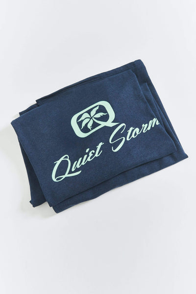 QSSS/KINGWAYS Unisex ABYSS / OS Leafy Q Logo Blanket