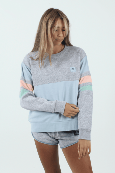 QSSS/REFLEX GEN-Women's Pastel Crew Neck Sweatshirt